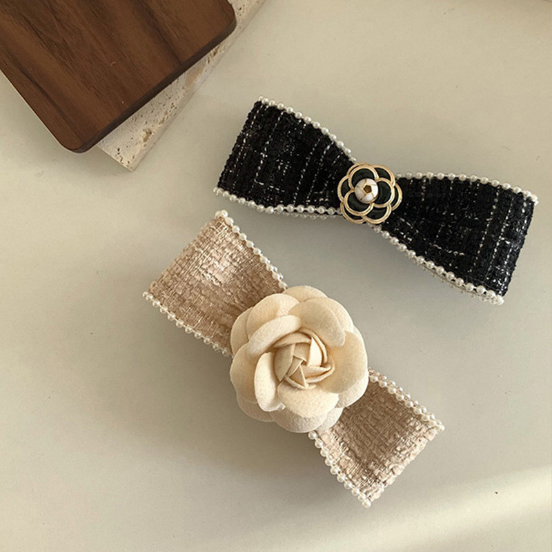 Kẹp tóc nơ nữ Kẹp tóc Camellia