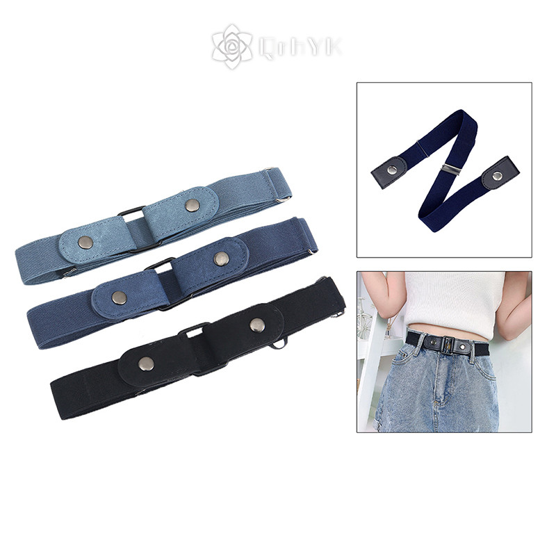 Thắt lưng không khóa QrhYK cho quần jean, Thắt lưng đàn hồi không có khóa cho nữ / nam, Thắt lưng mới