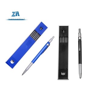 Bút chì cơ học 2.0mm Chì bút chì để vẽ phác thảo Thợ mộc Thủ công nghệ thuật Phác thảo với 12 chiếc Đổ lại