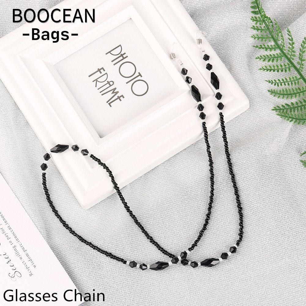 BOOCEAN Dây chuyền kính Kính đọc sách thời trang Phụ kiện đeo mắt đen