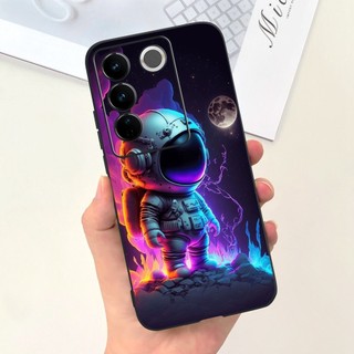 Vivo V27e V27 V27Pro Vỏ hoạt hình phi hành gia khủng long mèo dễ thương Vivo V27 Pro V 27 27 27e V2237 V2230 V2231 Vỏ điện thoại mềm Jelly Silicon