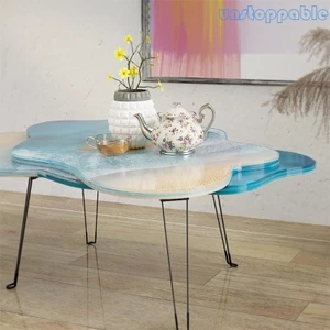 Un * Khuôn để bàn không đều bằng silicon cho khuôn đúc khuôn làm bàn sông Epoxy