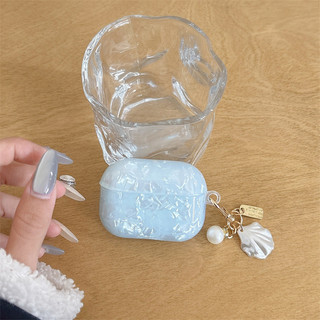Vỏ màu xanh bạc hà cho AirPods 1 / 2 3 Pro Pro2 Pro3 Airpod4 Bộ tai nghe Vỏ bảo vệ Bluetooth không dây AirPods pro2 Pro3 3 4 Vỏ bảo vệ tai nghe