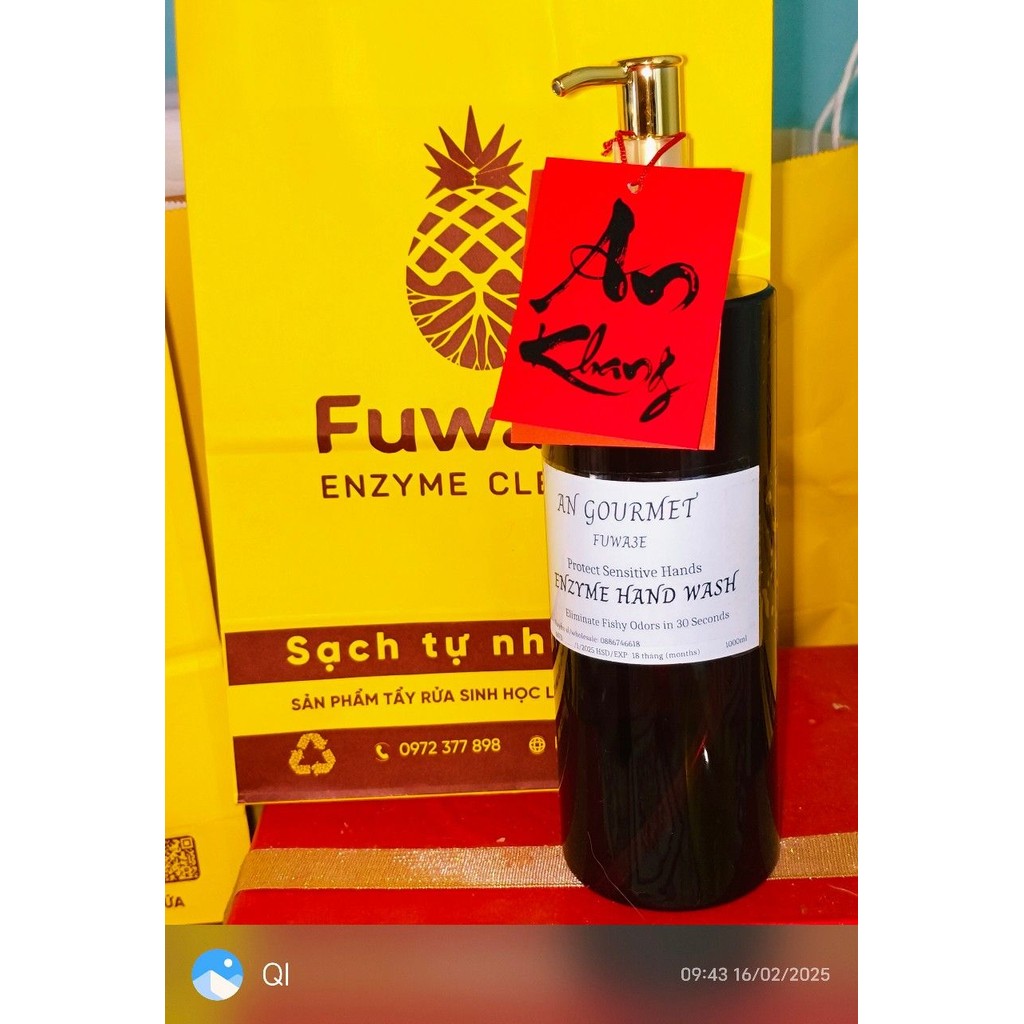 Fuwa3e Organic Enzyme Hand wash Liquid – Trusted by the Dutch Embassy!