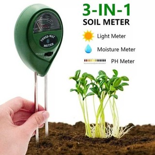 3 in 1 Soil Meter Moisture Light PH Testers With 2 Probes Soil Monitor for Garden Plant Test Flower Instrument Tool