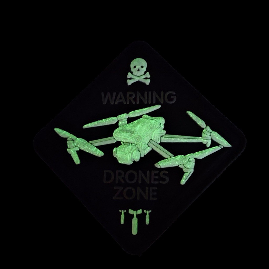 Patch_Velcro PVC Drone_tank_máy bay_không người lái chiến thuật