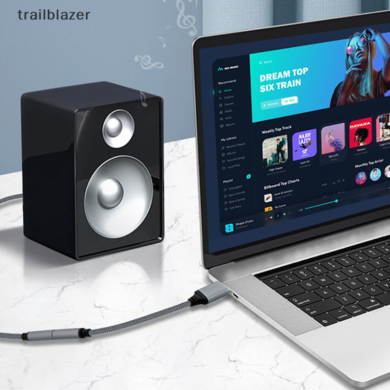 Trailblazer USB Bên Ngoài Card Âm Thanh Jack 3.5 Mm Nữ Bộ Chuyển Đổi Âm Thanh Tai Nghe Micphone Bộ Chuyển Đổi Âm Thanh Cho PC Laptop USB Sang 3.5 Mm Cáp Âm Thanh Mới