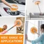 CATIYAHA 1 Cái Cây Lau Nhà, 360 Xoay Được Vật Dụng Vệ Sinh Cao Cấp Lau Nhà, Hộ Gia Đình Có Thể Tháo Rời Hoa Hướng Dương Chenille Cây Lau Tường Cho Trần Tường