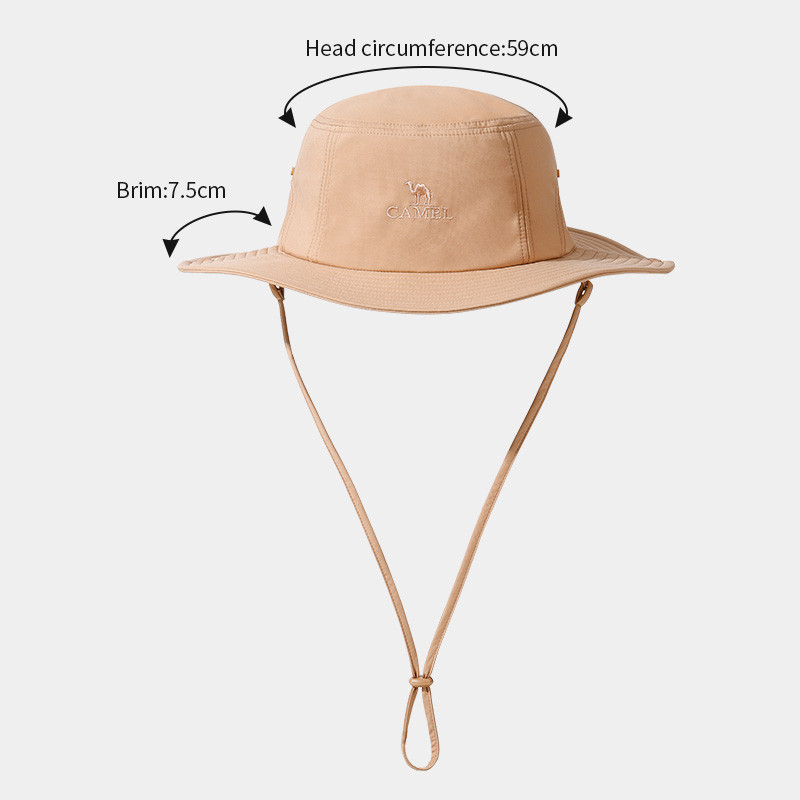 Ảnh Mũ leo núi ngoài trời CAMEL CROWN Mũ ngư dân vành lớn chống nước 2