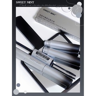 Mascara SW 4D, không thấm nước, chống mồ hôi, không phai màu, lâu trôi, không nhòe, cứng đầu, cong, dày, không vón cục, đầu cọ silicon 2in1