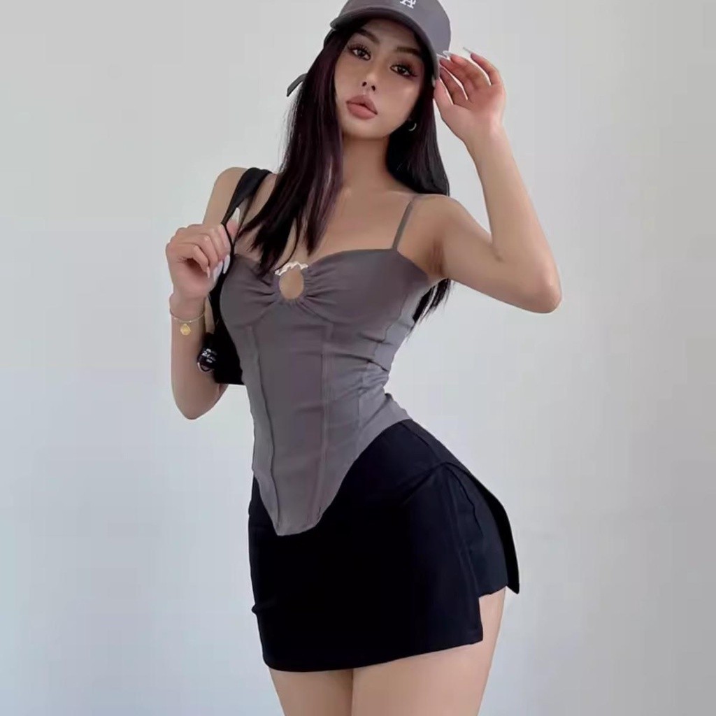 [Mã FADEP2903 giảm đến 30k đơn từ 99k] Chân váy dáng ôm cạp trễ  kiểu xẻ hông cực kỳ quyến rũ C076
