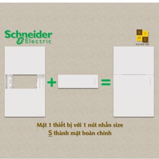 (HCM) Mặt nạ 1 thiết bị size S M3T01_WE dòng Avatar On A siêu phẳng đẳng cấp, Hãng Schneider Electric