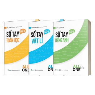 Sách - Combo sổ tay kiến thức môn Toán - Lý - Anh