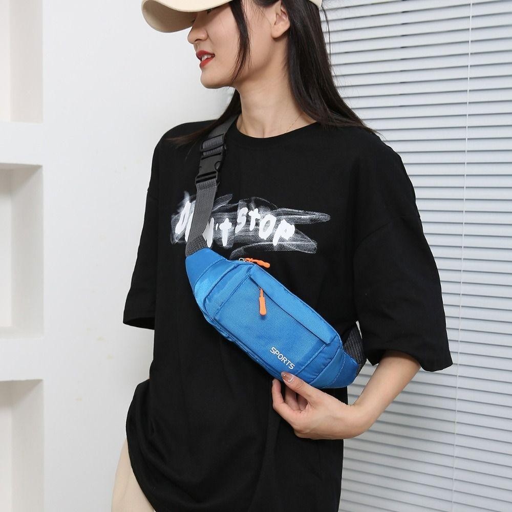 Gói thắt lưng SEYAWSON, Túi thắt lưng vải tập thể dục, Túi du lịch bằng vải Polyester chống thấm nước thời trang Unisex