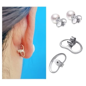 GODD 4 Chiếc Bông Tai Nâng Tai Xuyên Bông Tai Lưng Nâng Tai Không Gây Dị Ứng Tai An Toàn