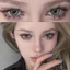（-0°-6.00°）🌈ZM 🌈/Set 2 Kính Áp Tròng Màu tím/đen/xám thời trang contact lens hợp lệ 6 tháng 17