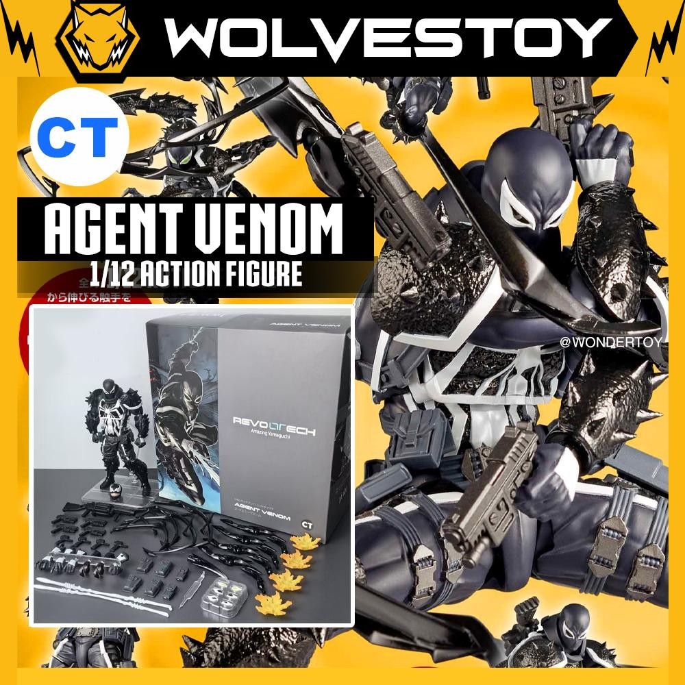 Revoltech Amazing Yamaguchi Agent Venom Action Figure – New In Box