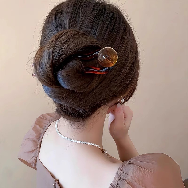 Kẹp tóc hình chữ u cổ điển Kẹp tóc nữ cao cấp kiểu Pháp
