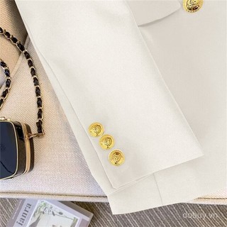 Áo khoác mùa xuân nữ 2025, áo blazer nữ mới, phong cách Hàn Quốc, thẳng, thoải mái, rộng rãi, thời trang, thanh lịch, ôm sát, bộ đồ nhỏ cho phụ nữ