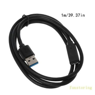 USB 3.0 Male to Type C Female Adapter Cable for USB C Charging and Data Sync 1m