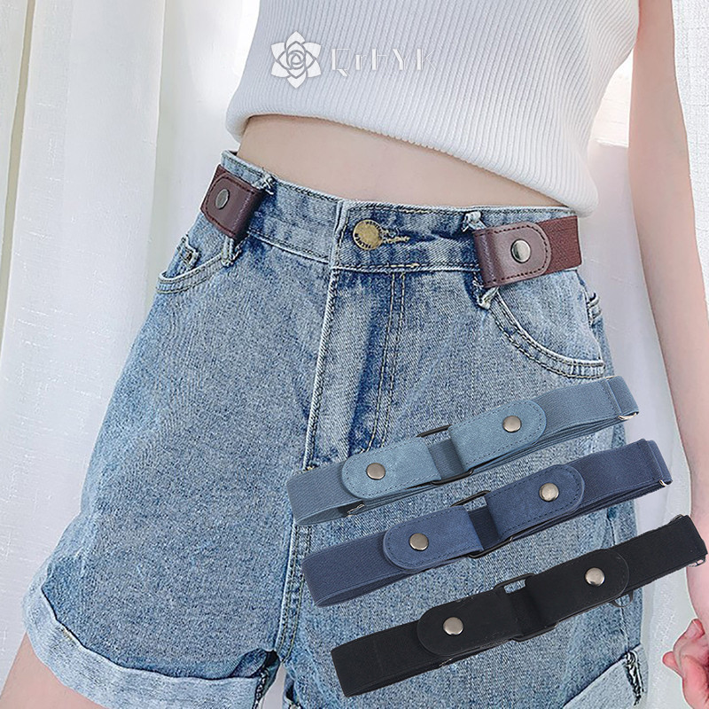 Thắt lưng không khóa QrhYK cho quần jean, Thắt lưng đàn hồi không có khóa cho nữ / nam, Thắt lưng mới
