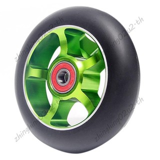 2 Chiếc 100 Mm Xe Tay Ga Thay Thế Bánh Xe Có Vòng Bi Nhôm Chống Mài Mòn PU Xe Tay Ga Phần Xe Tay Ga Phụ Kiện