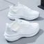 Lady White Shoes Ngoại thương Bán buôn dày đế nhẹ Giày chạy thời trang đi giày thể thao thoáng khí mùa xuân Giày nữ