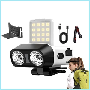 Đèn Cho Mũ Cứng Siêu Sáng 900 Lumens Đèn Pha Có Cảm Biến Bên Có Thể Điều Chỉnh Đèn Chiếu Sáng Ngoài Trời Kẹp- tdevn tdevn