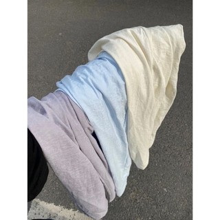 M-4XL Quần Size Lớn Nữ Kem Họa Tiết Trắng Quần Ống Rộng Quần Nữ Cao Cấp Mùa Hè Mỏng Cao Cấp Quần Thẳng Drap Quần Lười Quần Thường Ngày Souffl Yamamoto Quần Dài Mỏng Nữ