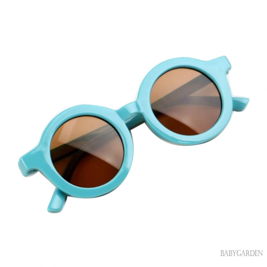 Kính râm BAGA-Kids Retro Giải trí Kính tròn chống tia cực tím Kính mắt