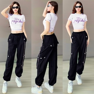 Quần thể thao jonger túi hộp chất thô trẻ trung năng động tập Zumba, Shuffle Dance, aerobic...
