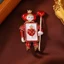 DELMER Lính Thổ Cẩm, Hoạt Hình Cổ Điển Chú Hề Thổ Cẩm, Kẹp Pin Trái Tim Và Spade Dễ Thương Vintage Hiệp Sĩ Corsage Tiệc