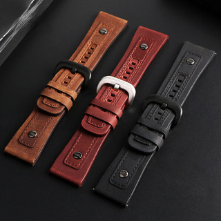 Dành cho dây đeo đồng hồ nam 28mm Seven Friday da bò nâu đen cho dòng 7friday Q1M2