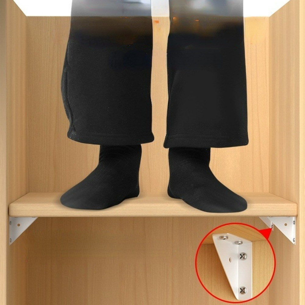 [Nổi bật] Nẹp cố định khớp phân vùng - Giá đỡ góc tủ - Giá đỡ góc cửa sổ - Chốt kết nối nội thất - Phụ kiện phần cứng gia đình