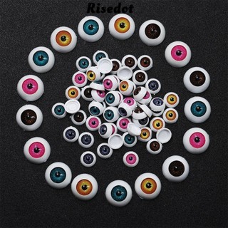 Risedot 10 Chiếc Búp Bê An Toàn Mắt 12 Mm / 20 Mm Con Rối Làm Đồ Chơi Động Vật Thủ Công DIY