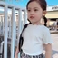 Áo sơ mi bé gái Hàn Quốc tay ngắn giản dị Áo thun mùa hè phong cách mới