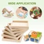 Khung Ảnh BORAGETE, Khung Đất Sét Trống DIY Nhiều Kích Thước, Trang Trí Tiệc Thủ Công Bằng Gỗ Sáng Tạo Nghệ Thuật Xếp Hình Trẻ Em Vẽ Tranh