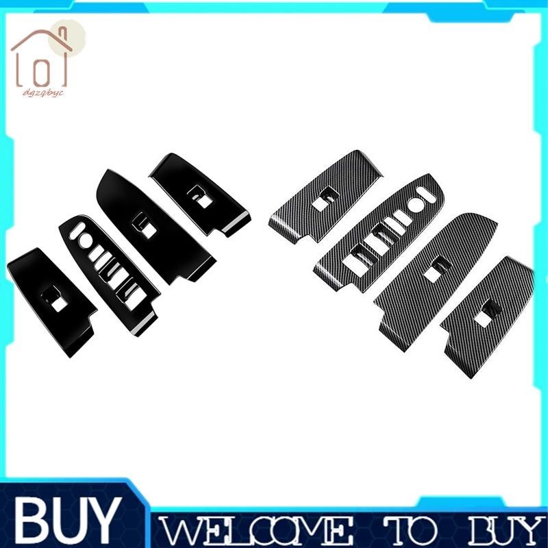 [Dgzqbyc] Cửa sổ ô tô Kính nâng Nút công tắc Viền Tay vịn cửa Bảng điều khiển cho Honda HRV HR-V Vezel 2021 2022 LHD