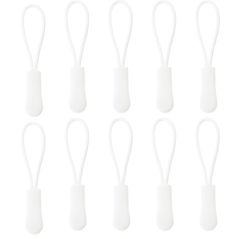 10pcs  Pull Puller End Fit Rope Tag Replacement Clip Broken Buckle Fixer