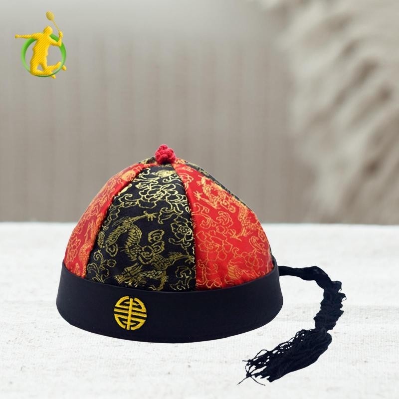 Mũ Hoàng Đế, Mũ Phương Đông Trung Quốc Đuôi Ngựa, Mũ Chủ Nhà, Mũ Thái Tử Chụp Ảnh, Váy Lạ Mắt, Hóa Trang, Lễ Hội