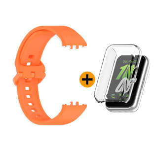 Dây Đeo Silicon 2 TRONG 1 Cho Samsung Galaxy Fit 3 Dây Đeo Đồng Hồ Cho Galaxy Fit3 SM-R390 Có Vỏ Bảo Vệ