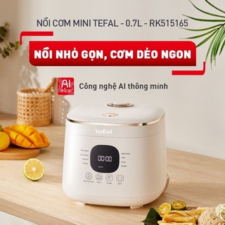 Nồi cơm điện tử Tefal Rice Mate Mini 0.7L RK515168 - Công nghệ nấu AI - Bảo hành chính hãng 24 tháng