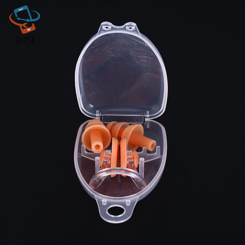 [Dta] 1 Bộ Dụng Cụ Bơi Silicon Mềm Chống Thấm Nước Kẹp Mũi Nút Tai Dụng Cụ Nút Tai Vn