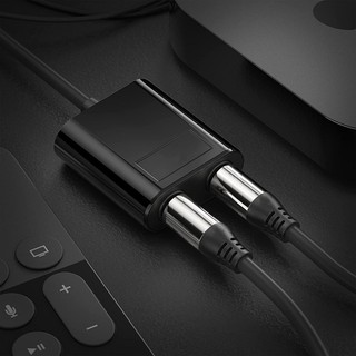 Bộ chia cáp quang Bộ chuyển đổi Toslink 2 trong 1 cho HDTV DVD Bộ khuếch đại thanh âm thanh TV kỹ thuật số