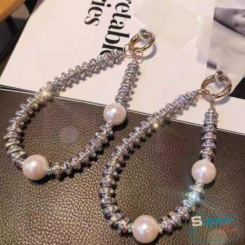 Dễ Thương Hello Kitty Hoạt Hình Gấu Sáng Tạo Thời Trang Hoa Ngọc Trai Vòng Tay Đính Hạt DIY Búp Bê Dây Xích Điện Thoại Spongebob Patrick Ngôi Sao Treo Vòng Miếng Dán Mặt Dây Chuyền Vòng Tay