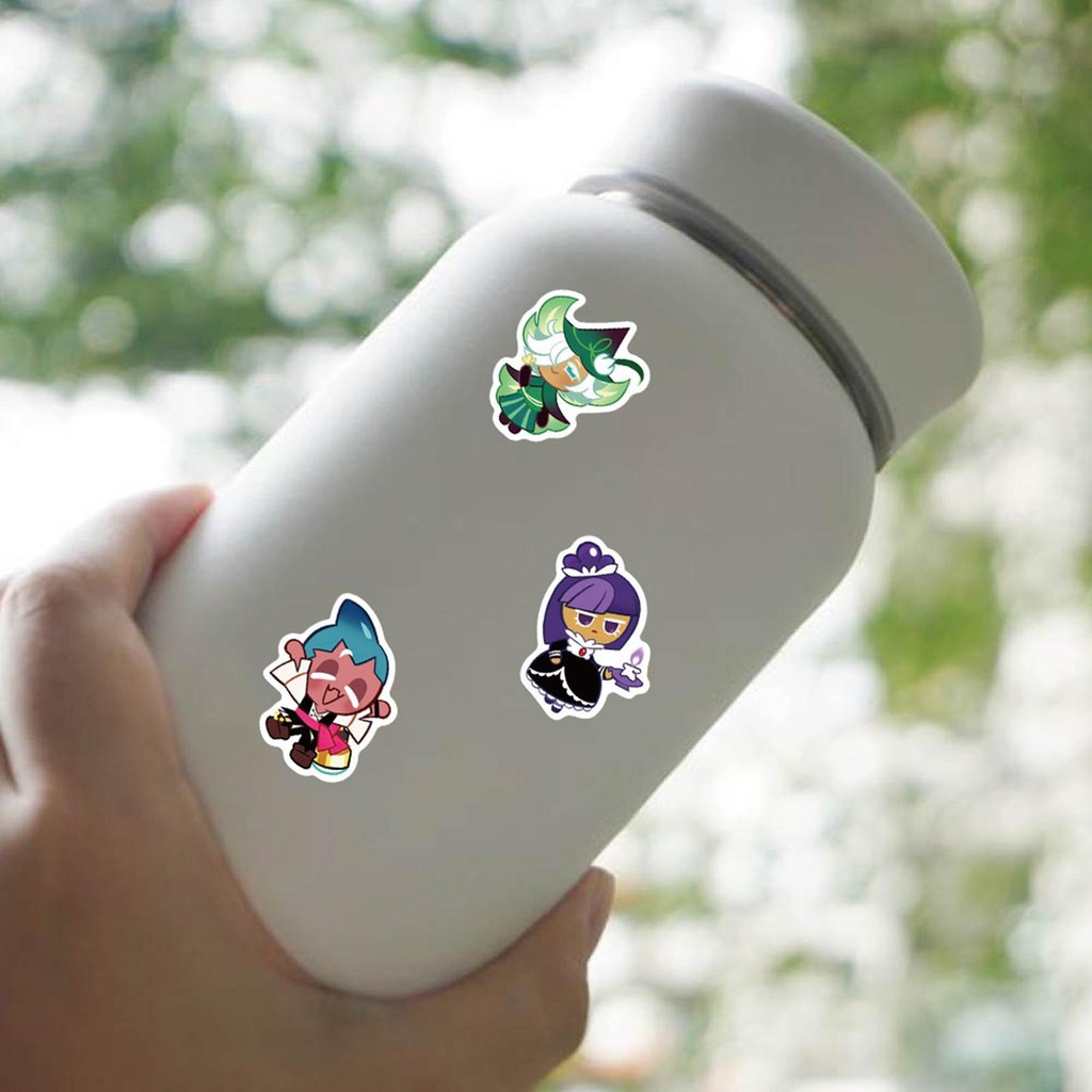 Cookie Run Kingdom Miếng Dán 50 Chiếc Pvc Note Dán Sổ Tay Dán Văn Phòng Phẩm Trò Chơi Ngoại Vi saixit2vn