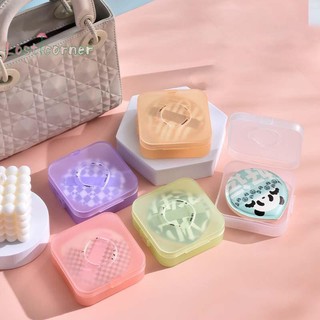 Lostcorner 1 Chiếc Máy Ảnh Trống Đệm Không Khí Puff Box Di Động Mỹ Phẩm Trang Điểm Hộp Đựng Có Bọt Biển Cho BB Kem Nền Mới