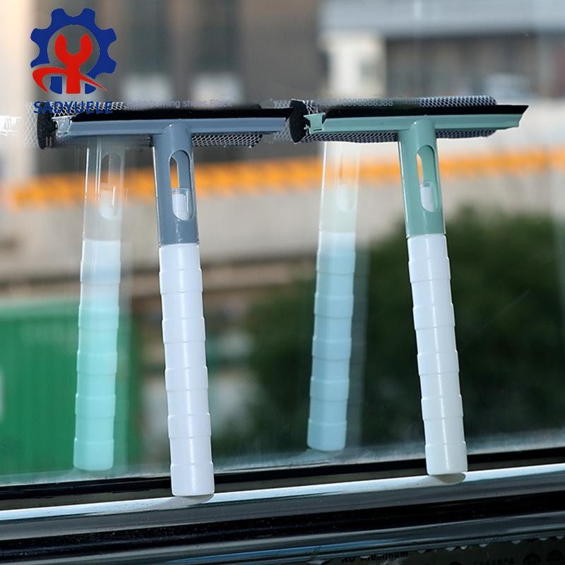 3 in 1 Scrape Wipe Window Glass Brush Wiper Cleaner Washing Scraper ...