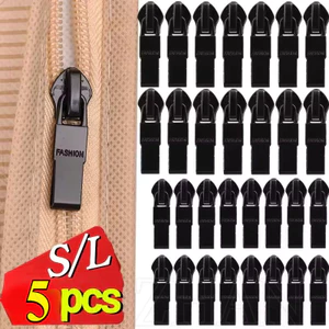 5 Đầu khóa kéo chống nước vô hình - Khóa kéo hai mặt liền mạch ngược - Đầu khóa kéo thay thế kim loại - Phụ kiện may vá - Bộ sửa chữa quần áo cho túi đựng áo khoác