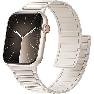 Dây đeo silicon mềm từ tính MỚI cho Apple Watch 10 Band 46mm 42mm Ultra 2 49mm Vòng đeo tay iWatch 9 8 7 6 5 SE 45mm 41mm 44 / 40mm Dây đeo cổ tay
